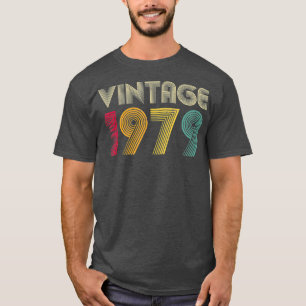 42nd Birthday Gift Vintage 1979  Men Women Mum T-Shirt