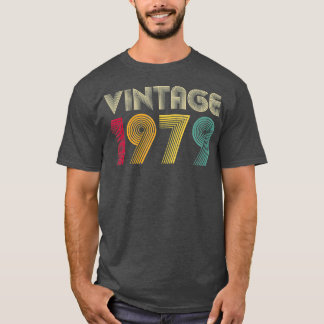 42nd Birthday Gift Vintage 1979  Men Women Mum T-Shirt