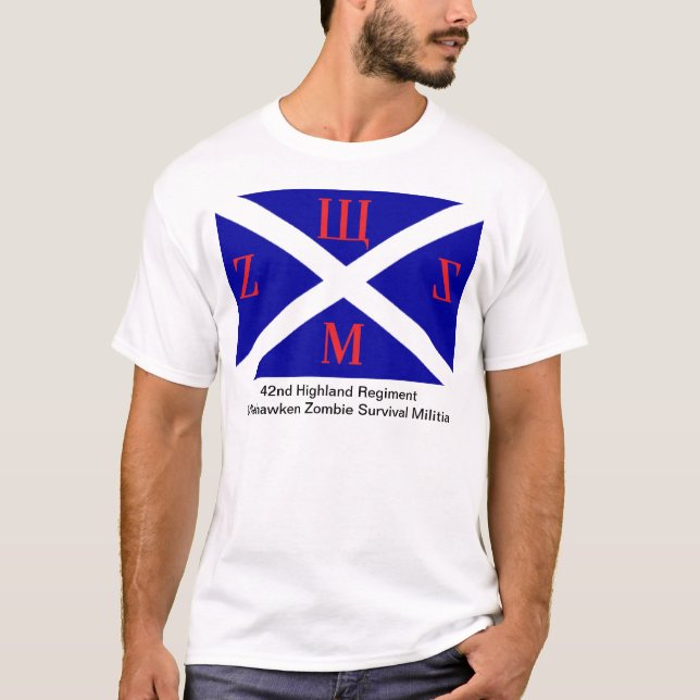 42nd Highland Regiment WZSM T-Shirt (Front)