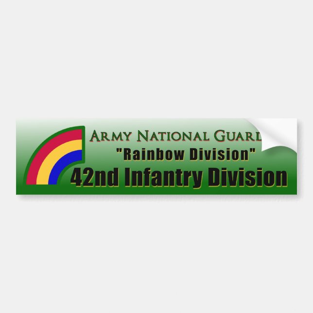 42nd Infantry Division Bumper Sticker (Front)