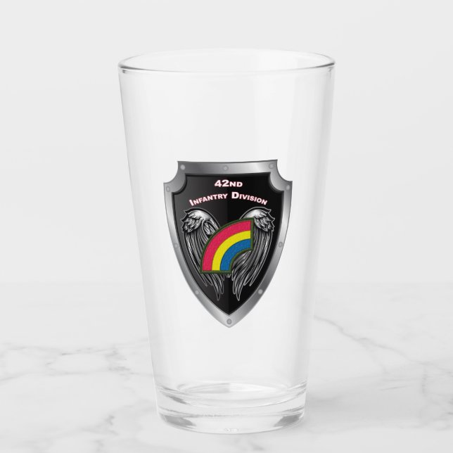 42nd Infantry Division “Never Forget” Glass (Front)