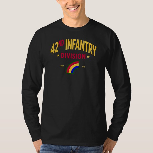 42nd Infantry Division - Rainbow Division Long T-Shirt (Front)