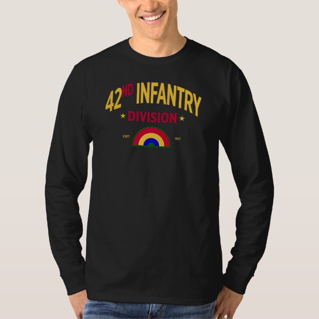 42nd Infantry Division "Rainbow" Long T-Shirt (Front)