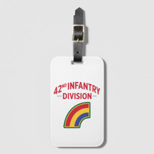 42nd Infantry Division United States Military Luggage Tag