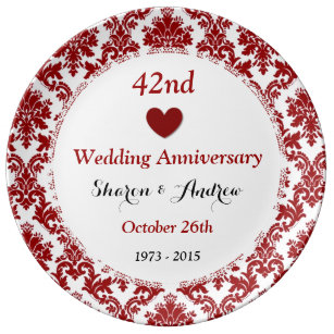 42nd Wedding  Anniversary  Gifts  Zazzle co nz 