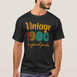 42th Birthday Vintage 1980 Year Birthday 1980 Orig T-Shirt