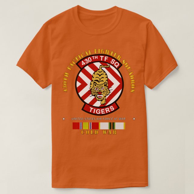 430th Tactical Fighter Squadron w COLD SVC T-Shirt (Design Front)