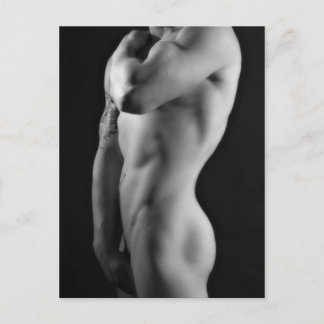 43120bw Art Nude Postcard