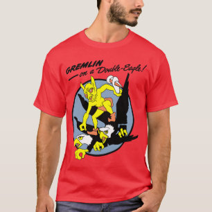 432 RCAF Squadron - Gremlin on a Double Eagle T-Shirt
