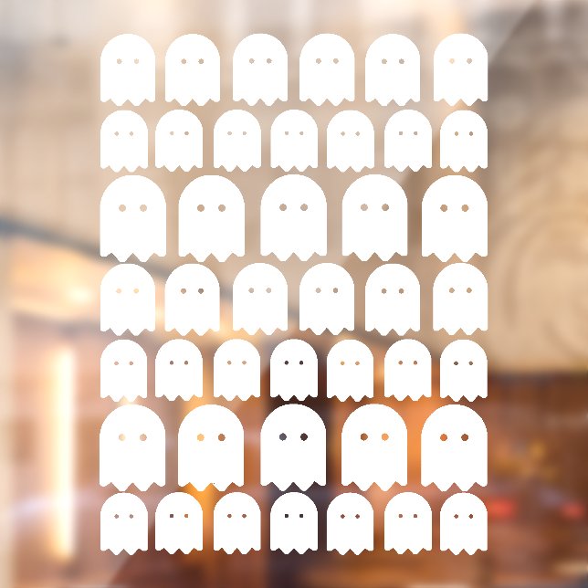 43 Ghosts Halloween White Ghouls (Sheet 2)