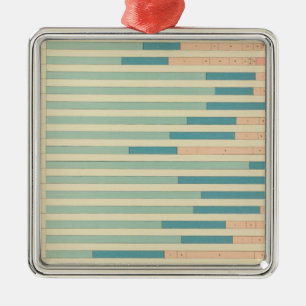 43 Occupations by colour, nationality 1890 Metal Tree Decoration