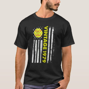 43 Year Old Vintage 1979 American Flag 43rd Birth T-Shirt