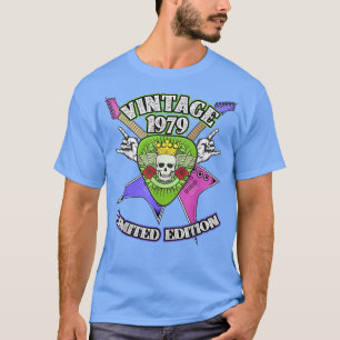 43 Years Old Vintage 1979 Cool Rock Guitar 43th Bi T-Shirt
