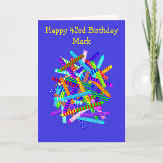 43rd Birthday Cards