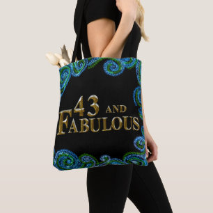 43rd  Birthday  Tote Bag