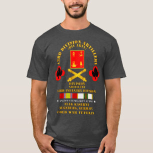 43rd Division Artillery Flak Kaserne Augsburg Germ T-Shirt