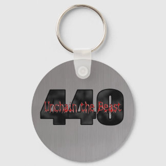440 Mopar Beast brushed steel Key Ring