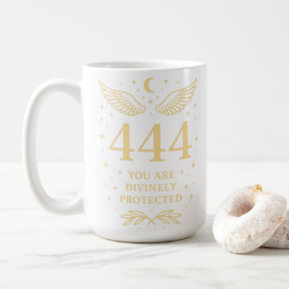 444 Angel Number Divinely Protected Unisex Coffee Mug