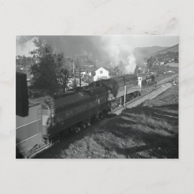 4456 Pulls the Daylight Through San Luis Obispo Postcard (Front)