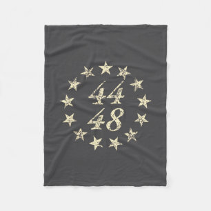 44-48 Barack Obama For President '28 2028 Vint Fleece Blanket