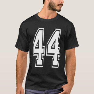 44 Birthday College Number T-Shirt