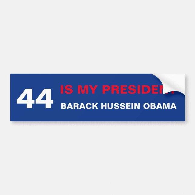 44 Obama Bumper Sticker (Front)