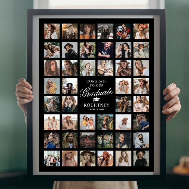 44 Photo Collage Graduation Poster (Creator Uploaded)
