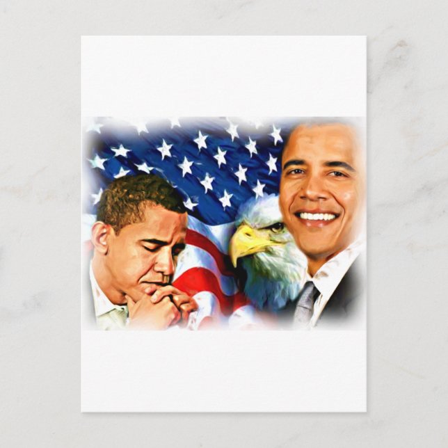 44th & 45th President Barack Obama_ Postcard (Front)