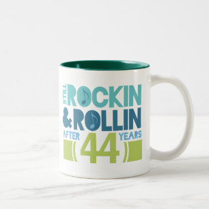 44th Anniversary Wedding Gift Two-Tone Coffee Mug