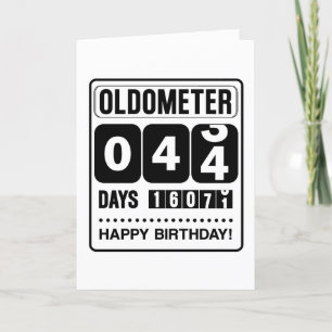 44th Birthday Oldometer Card