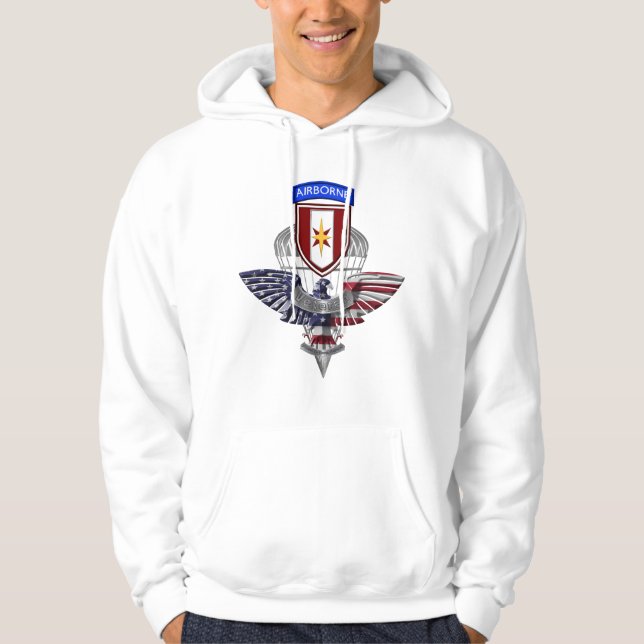 44th Medical Brigade Airborne  Hoodie (Front)