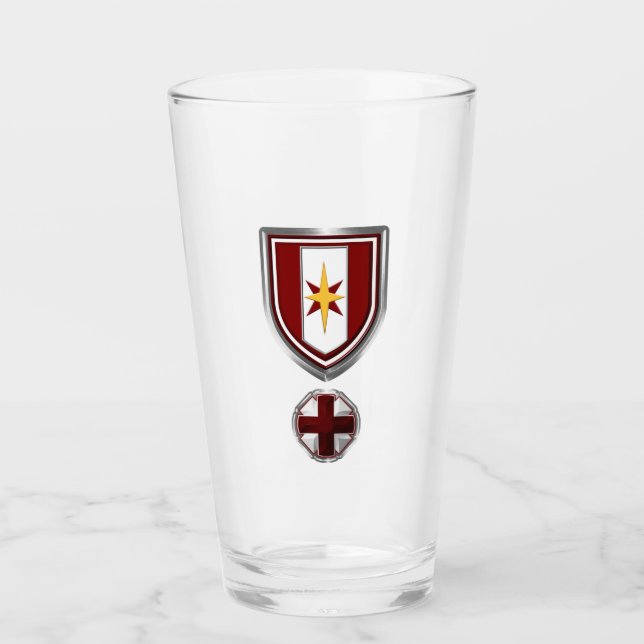 44th Medical Brigade “Dragon Medics” Custom Patch Glass (Front)