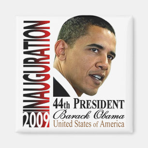 44th President Barack Obama Inauguration Magnet