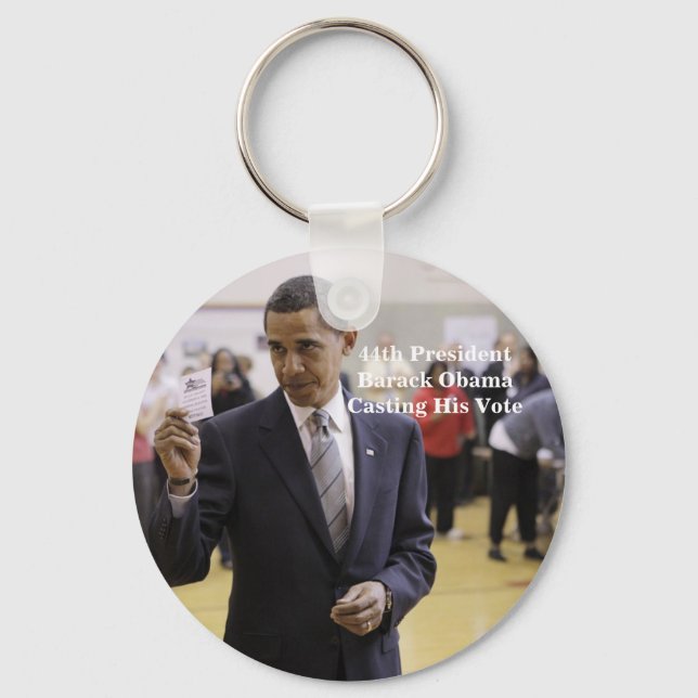 44th President Barack Obama Key Ring (Front)