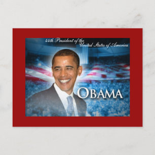 44th President OBAMA Postcard