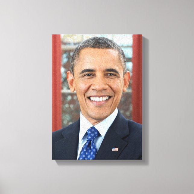 44th President Of the United States Barack Obama Canvas Print (Front)