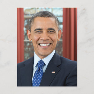 44th President Of the United States Barack Obama Postcard
