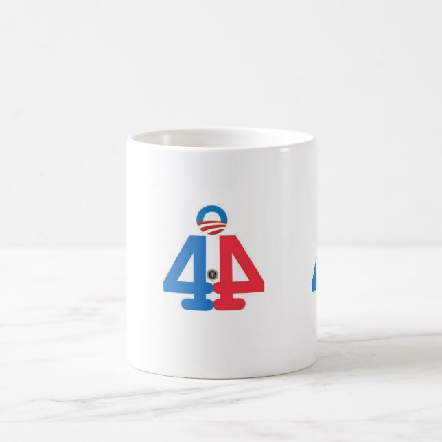 44TH PRESIDENT of US Barack Obama Mug (Center)