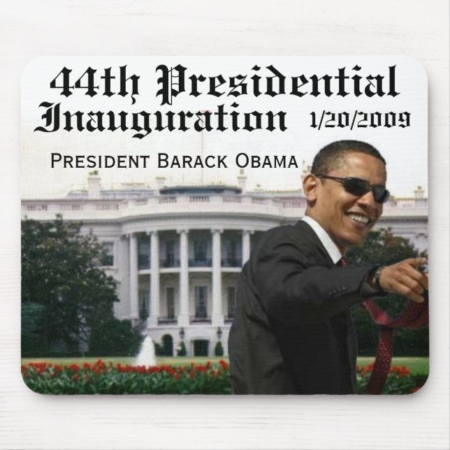 44th Presidential, Inauguration Mouse Pad (Front)