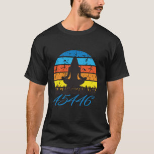 45446 Beige Af 45 Against 45 Yoga Namaste Retro Vi T-Shirt