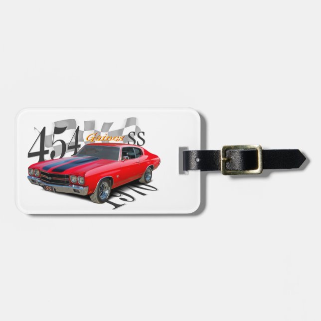 454 SS LUGGAGE TAG (Front Horizontal)