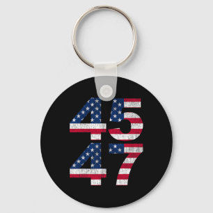 45 47 2024 President Vintage  Key Ring