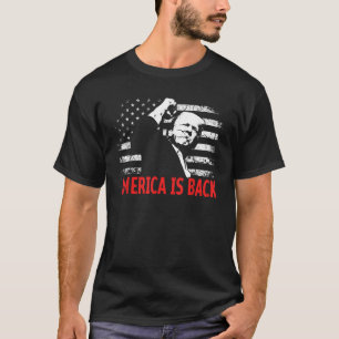45 47 President Trump America is back American Fla T-Shirt