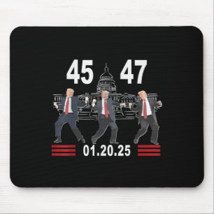 45 47 President Victory Dance Inauguration Day 202 Mouse Pad