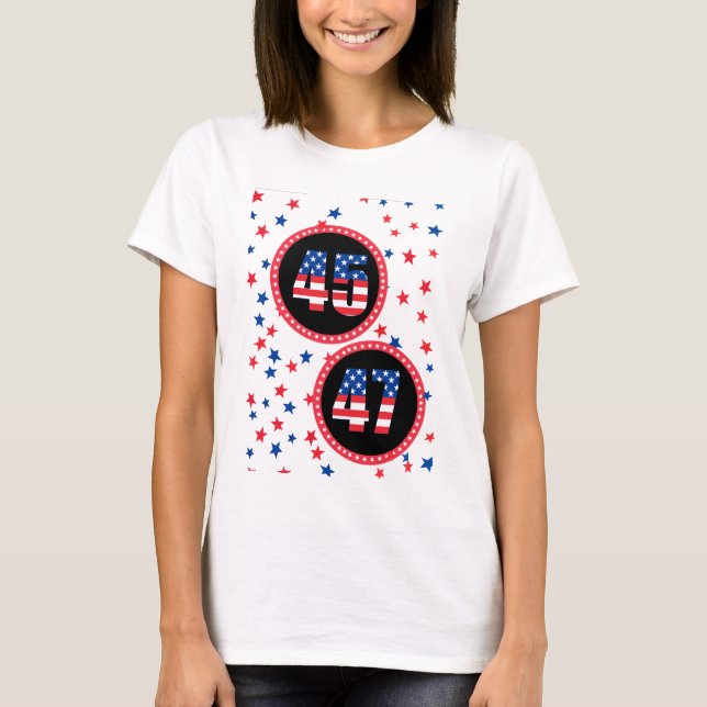 45/47: Take America Back Trump Tee (Front)