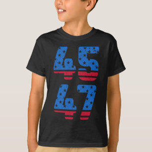 45 47 Trump 2024 Jesus Is My Saviour Trump Is My P T-Shirt
