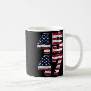 45 47 We The People 2024 Stand With American Flag  Coffee Mug