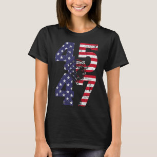 45 47 We The People Stand With American Flag 1 T-Shirt