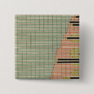 45 Constituents male population 1900 15 Cm Square Badge