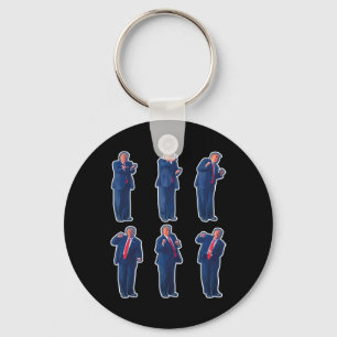 45 Dance Donald Trump 47th President Trump 1  Key Ring